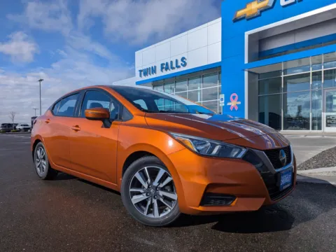 Orange 2020 Nissan Versa SV for sale in Twin Falls, ID