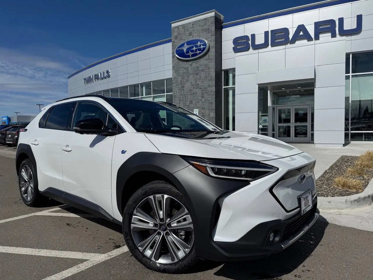 White 2024 Subaru Solterra Touring for sale in Twin Falls, ID