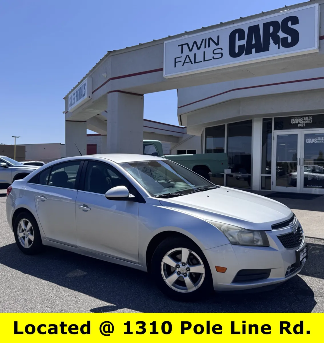 Silver 2012 Chevrolet Cruze LT w/1LT for sale in Twin Falls, ID