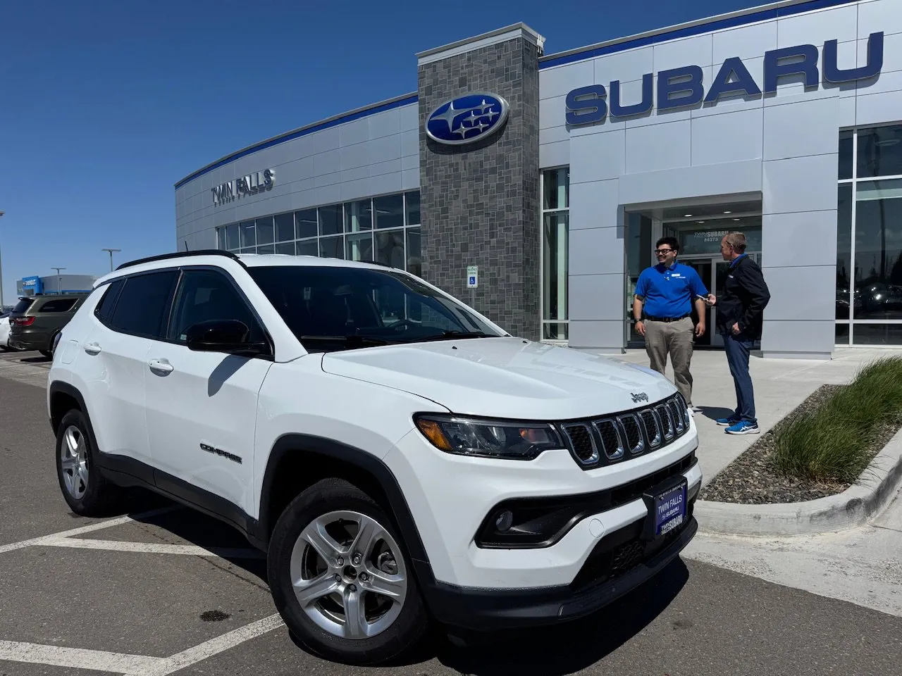 White 2024 Jeep Compass Latitude for sale in Twin Falls, ID