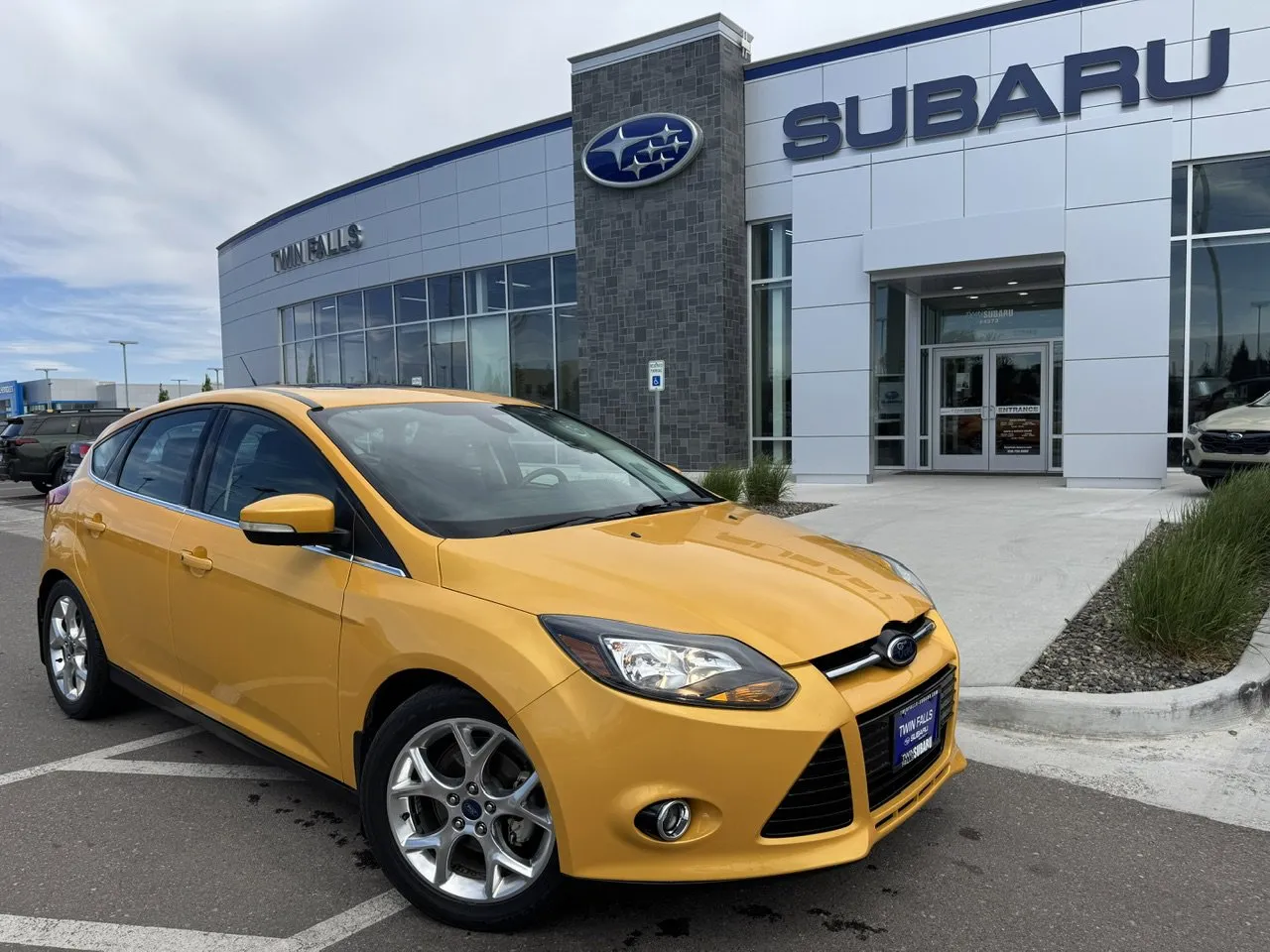 Yellow 2012 Ford Focus Titanium for sale in Twin Falls, ID