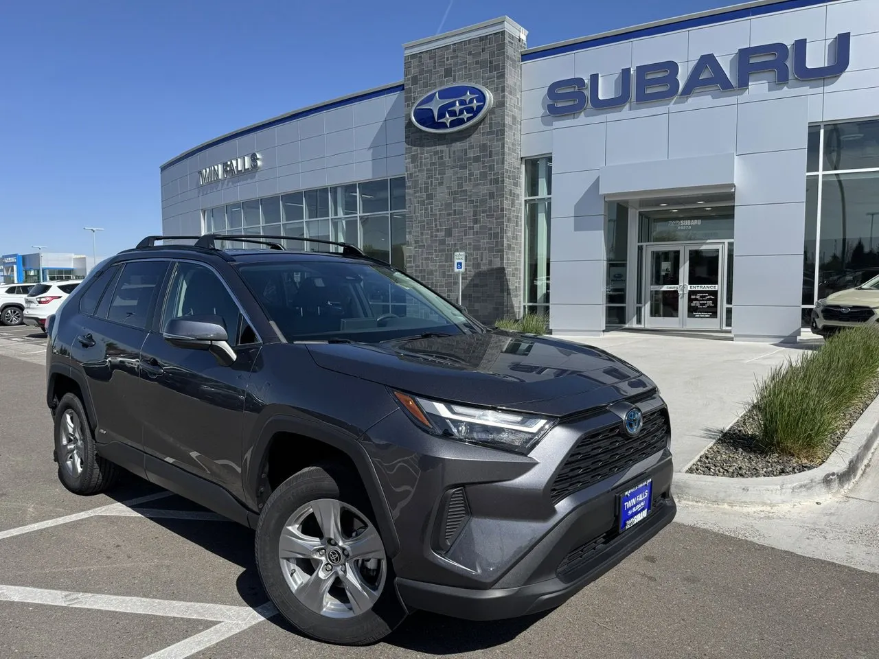 Gray 2022 Toyota RAV4 Hybrid XLE for sale in Twin Falls, ID