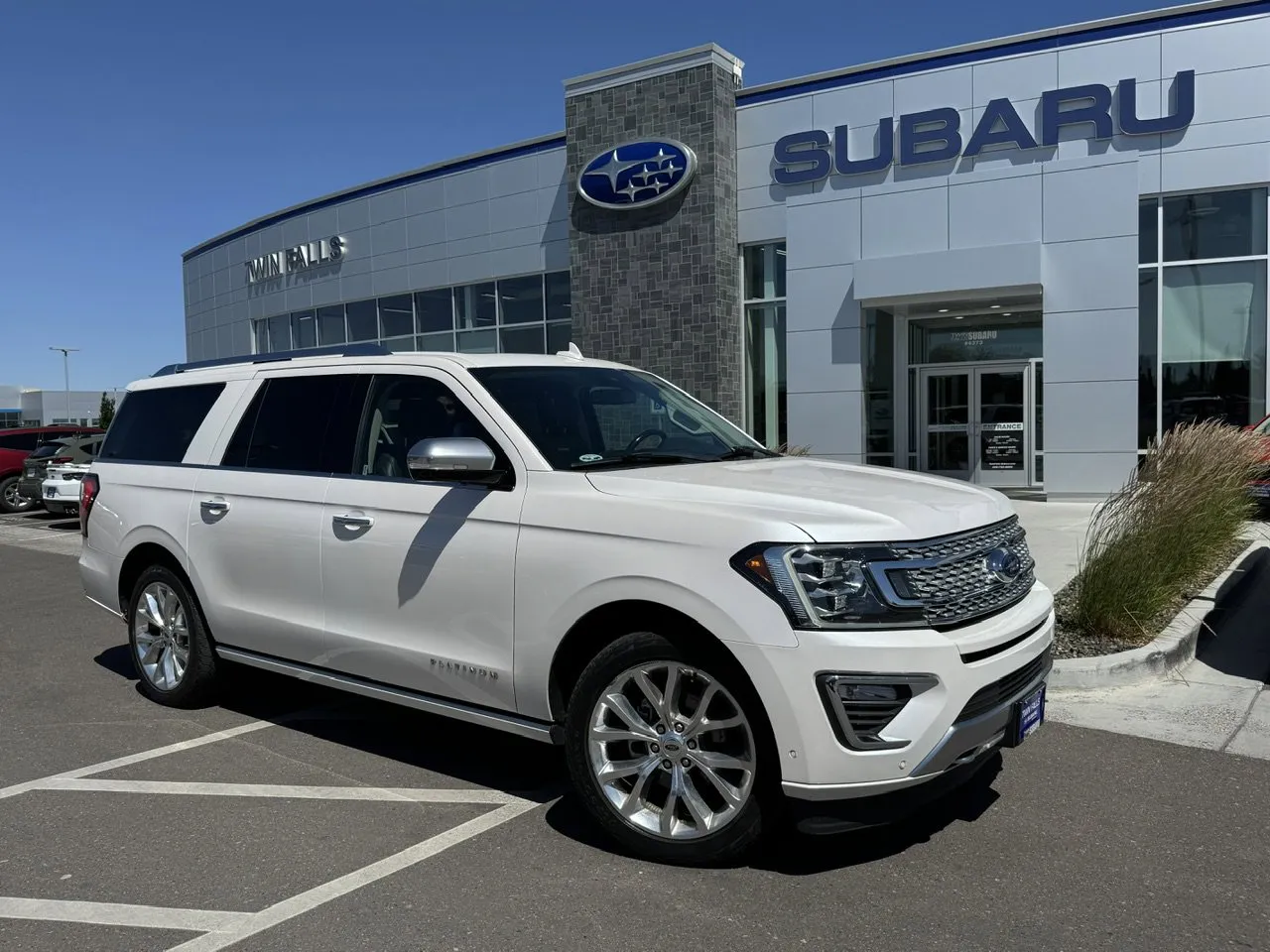 White 2018 Ford Expedition Max Platinum for sale in Twin Falls, ID