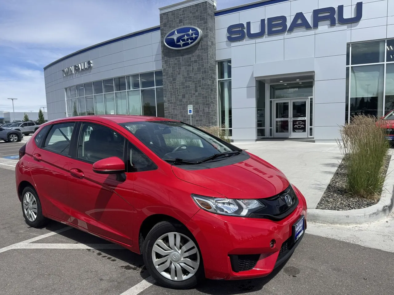 Red 2017 Honda Fit LX for sale in Twin Falls, ID
