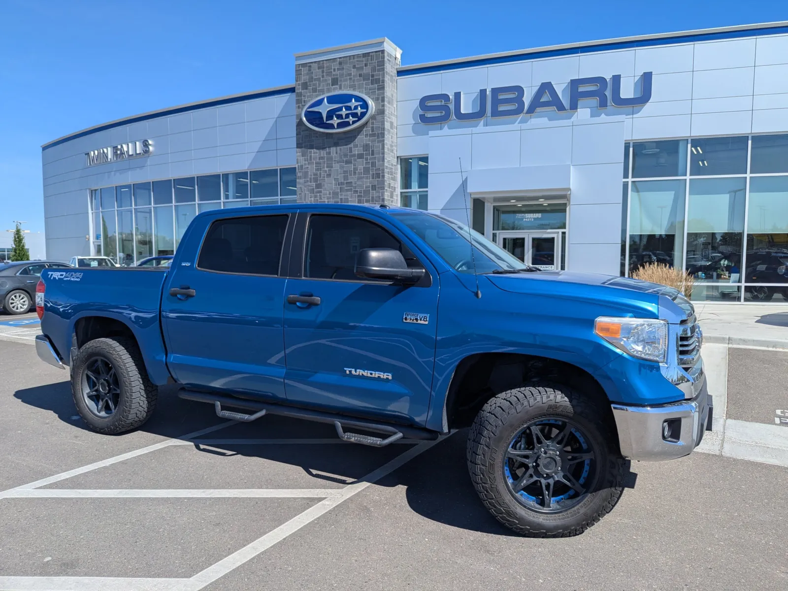 Blue 2016 Toyota Tundra 4WD Truck SR5 for sale in Twin Falls, ID