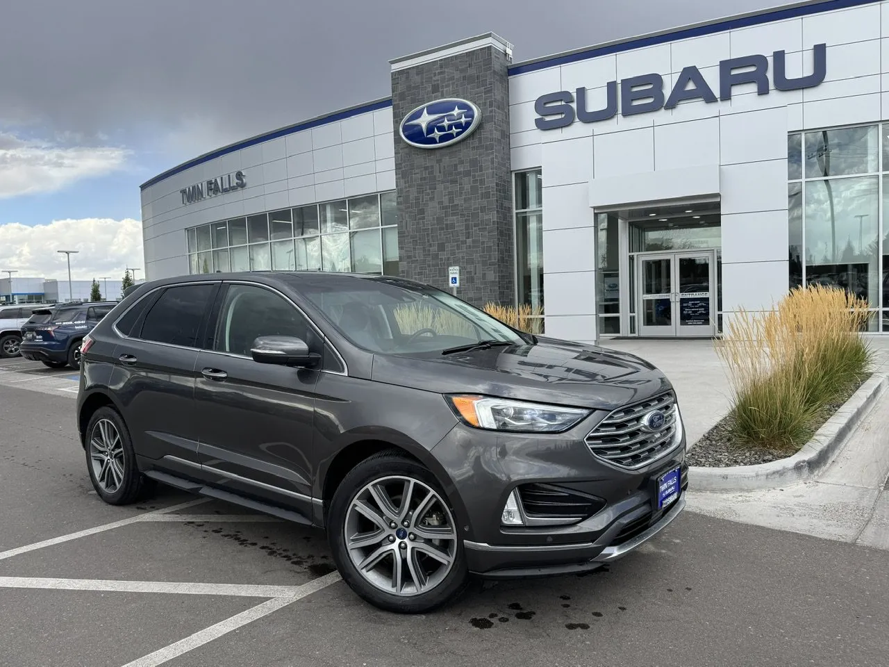 Gray 2019 Ford Edge Titanium for sale in Twin Falls, ID