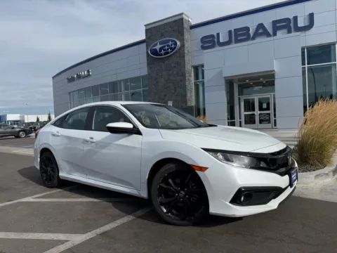 White 2020 Honda Civic Sedan Sport for sale in Twin Falls, ID