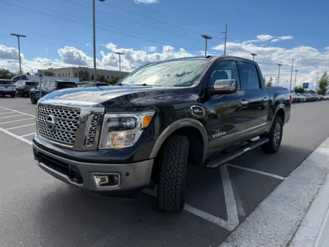 Another view of 2017 Nissan Titan Platinum Reserve for sale in Twin Falls, ID at Twin Falls Subaru