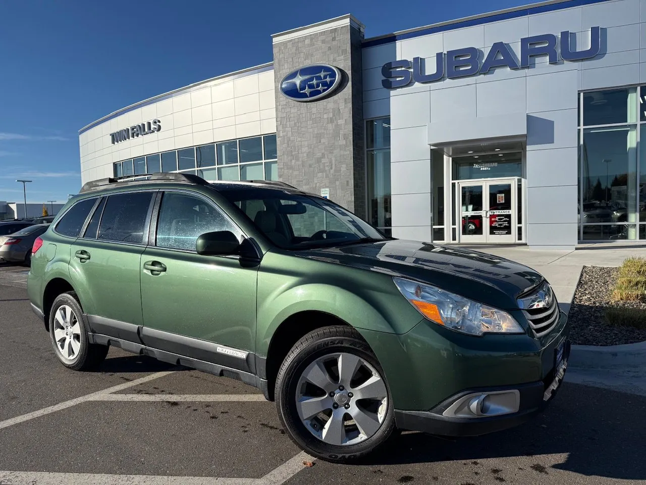 Green 2011 Subaru Outback 2.5i Prem AWP for sale in Twin Falls, ID