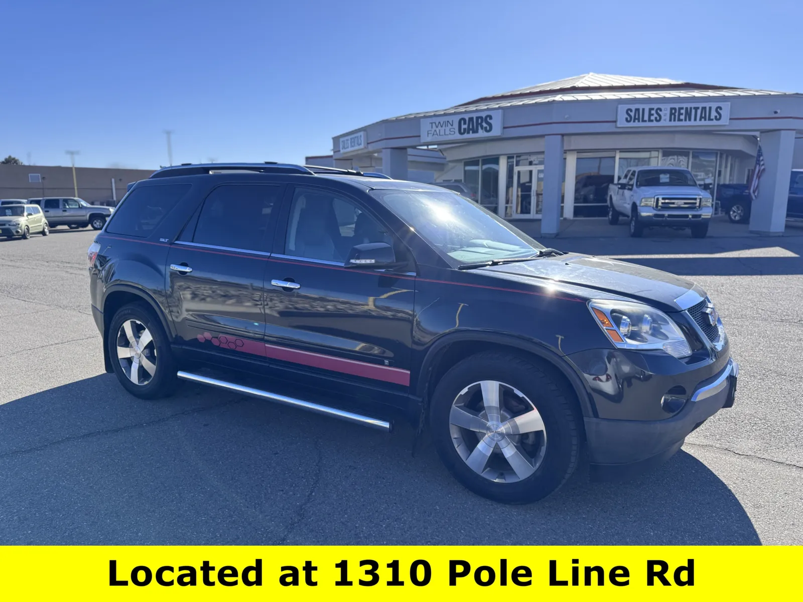 Black 2009 GMC Acadia SLT2 for sale in Twin Falls, ID