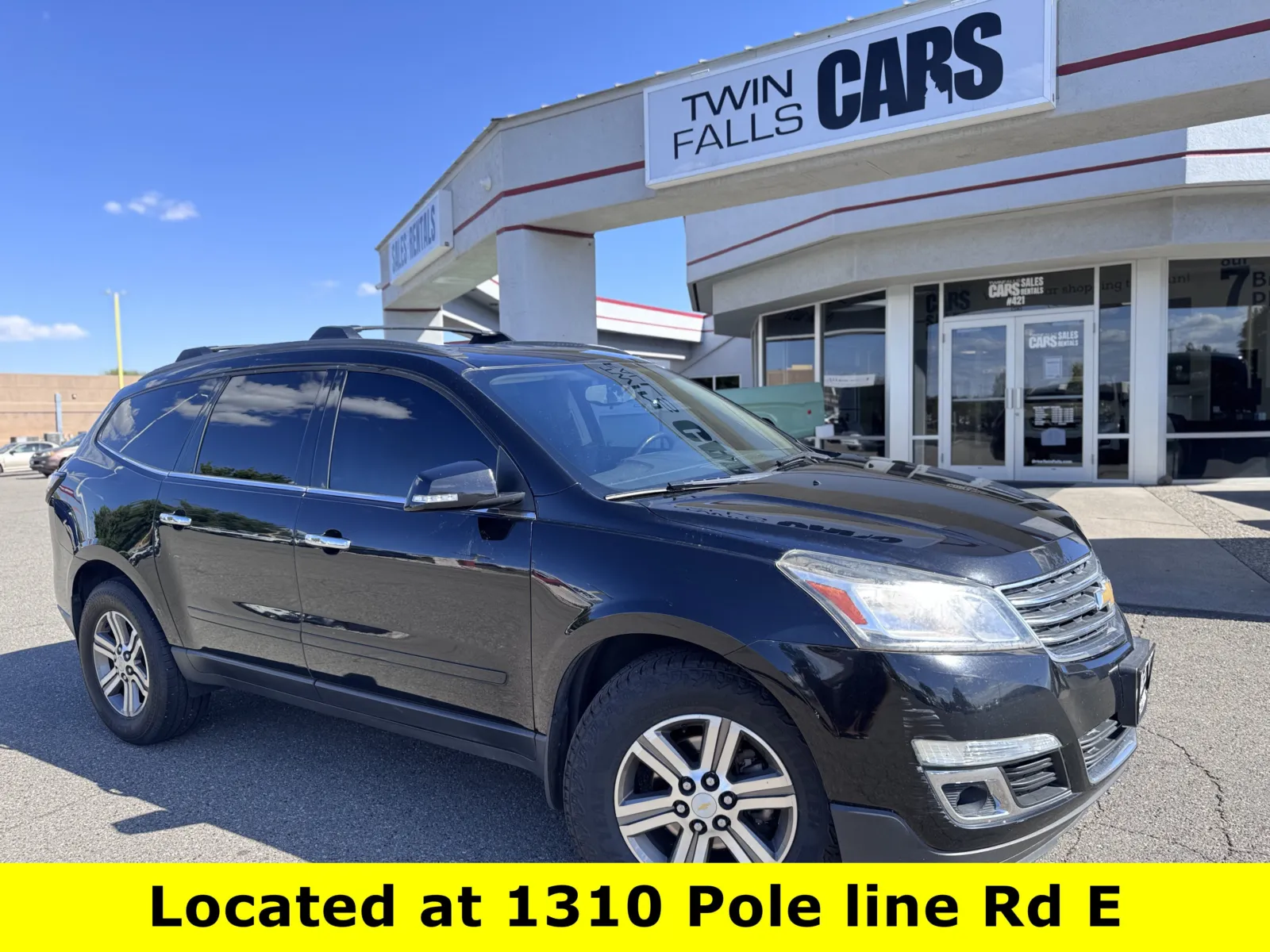 Black 2016 Chevrolet Traverse LT for sale in Twin Falls, ID