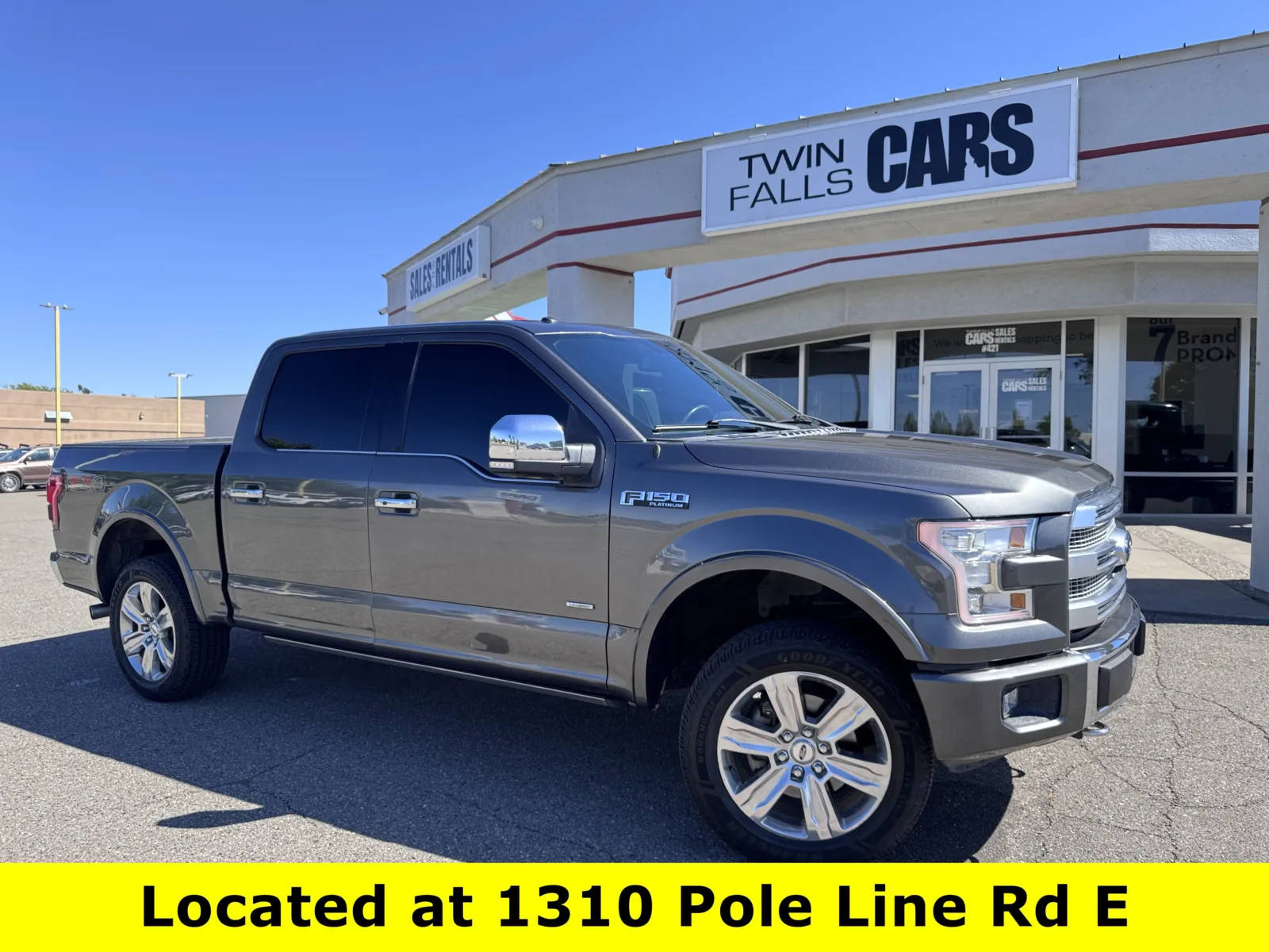 Gray 2015 Ford F-150 Platinum for sale in Twin Falls, ID