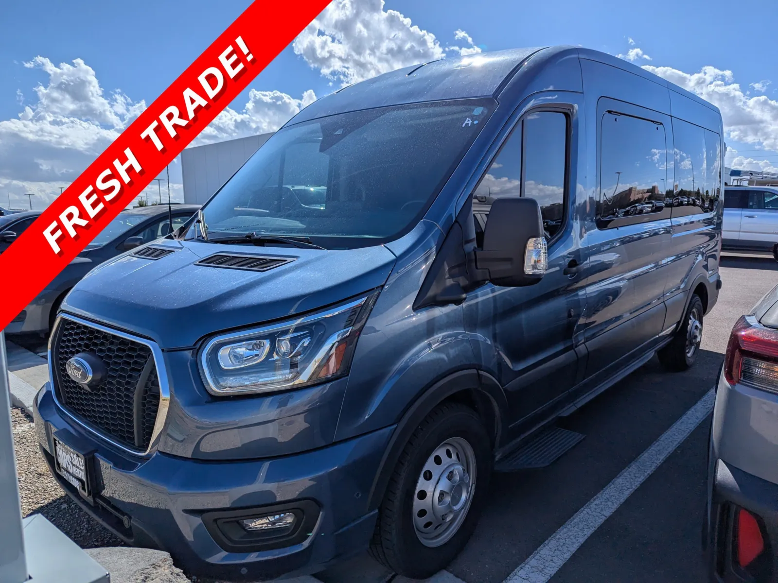 Blue 2023 Ford Transit Passenger Wagon XLT for sale in Twin Falls, ID