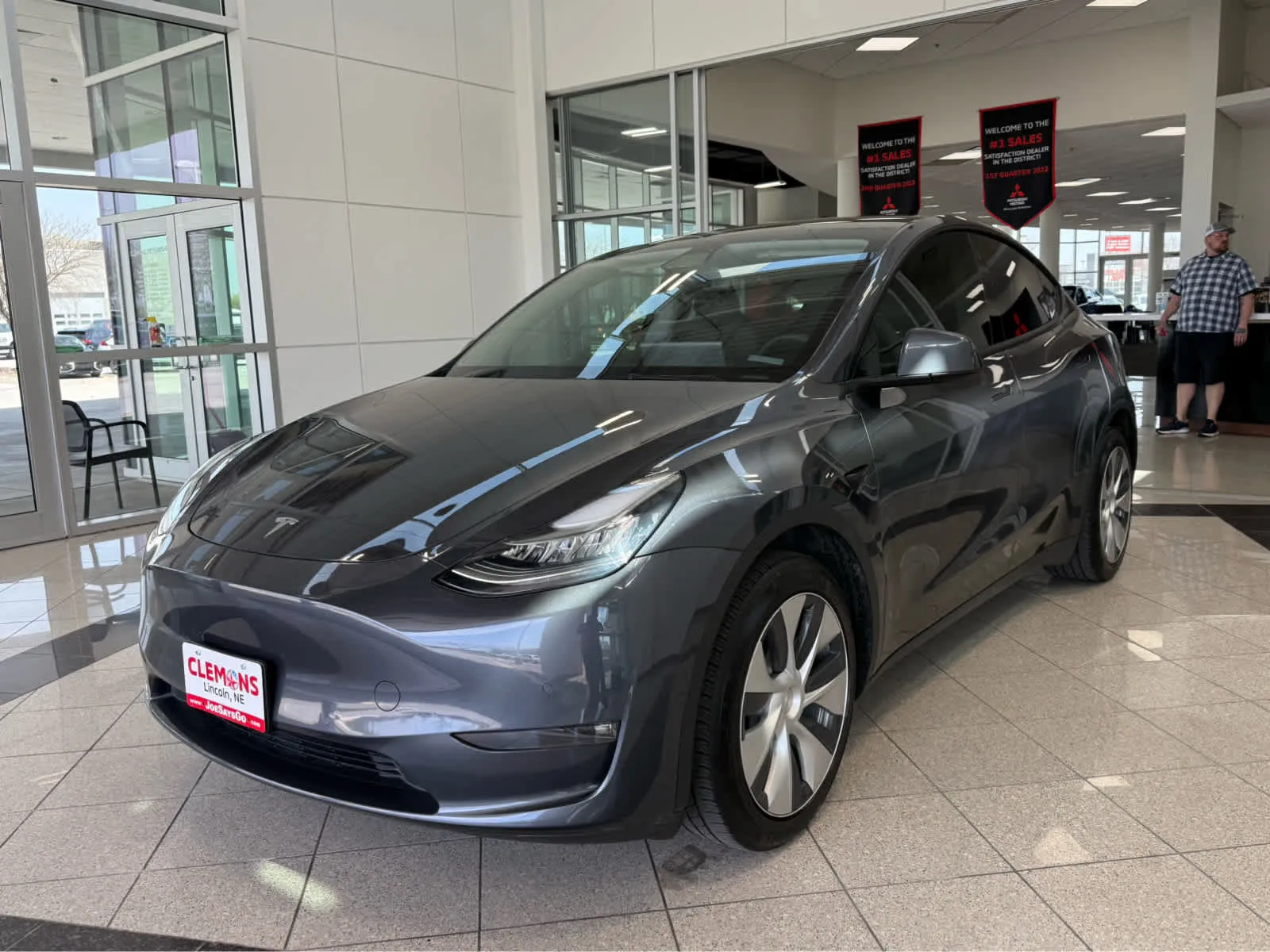 Gray 2021 Tesla Model Y Long Range for sale in Lincoln, NE