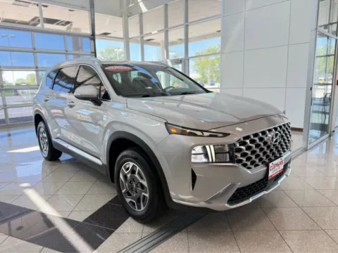 Photos of 2021 Hyundai Santa Fe Hybrid Blue for sale in Lincoln, NE at Clemons Mitsubishi
