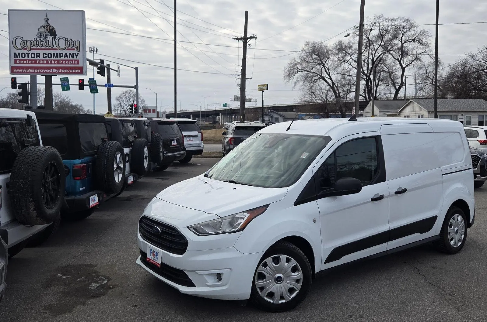White 2020 Ford Transit Connect XLT for sale in Des Moines, IA