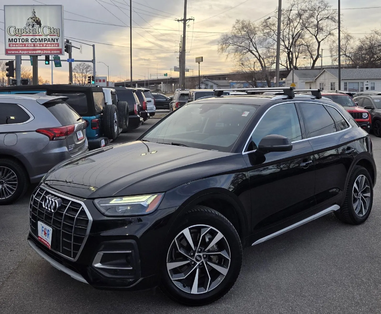 Black 2021 Audi Q5 Premium Plus for sale in Des Moines, IA