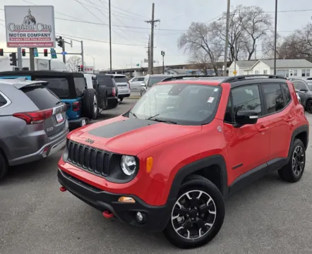 Red 2023 Jeep Renegade Trailhawk for sale in Des Moines, IA