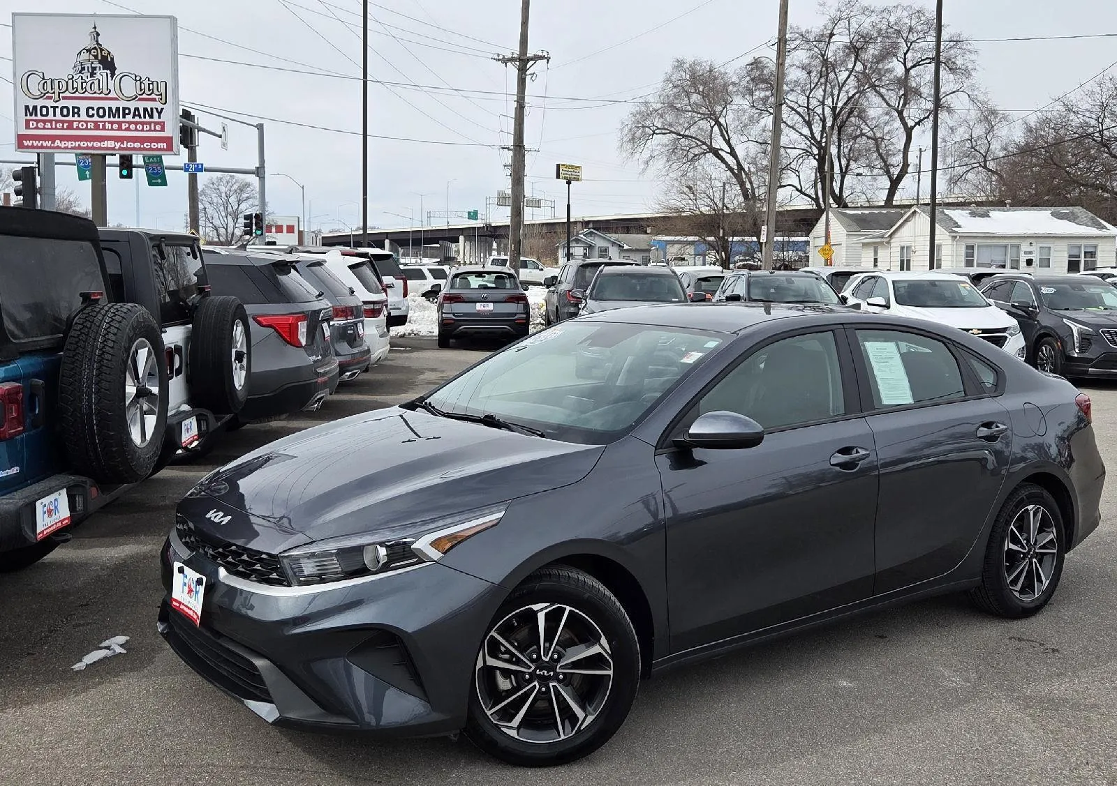 Gray 2024 KIA FORTE LX/LXS for sale in Des Moines, IA
