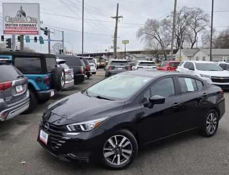 Black 2023 NISSAN VERSA SV for sale in Des Moines, IA