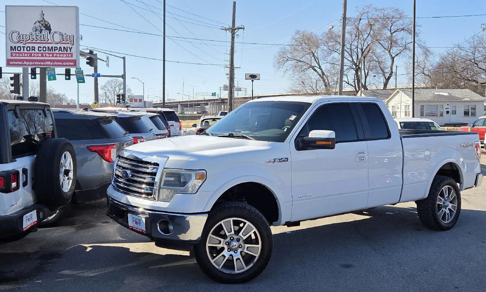 White 2014 FORD F-150 SUPER CAB for sale in Des Moines, IA