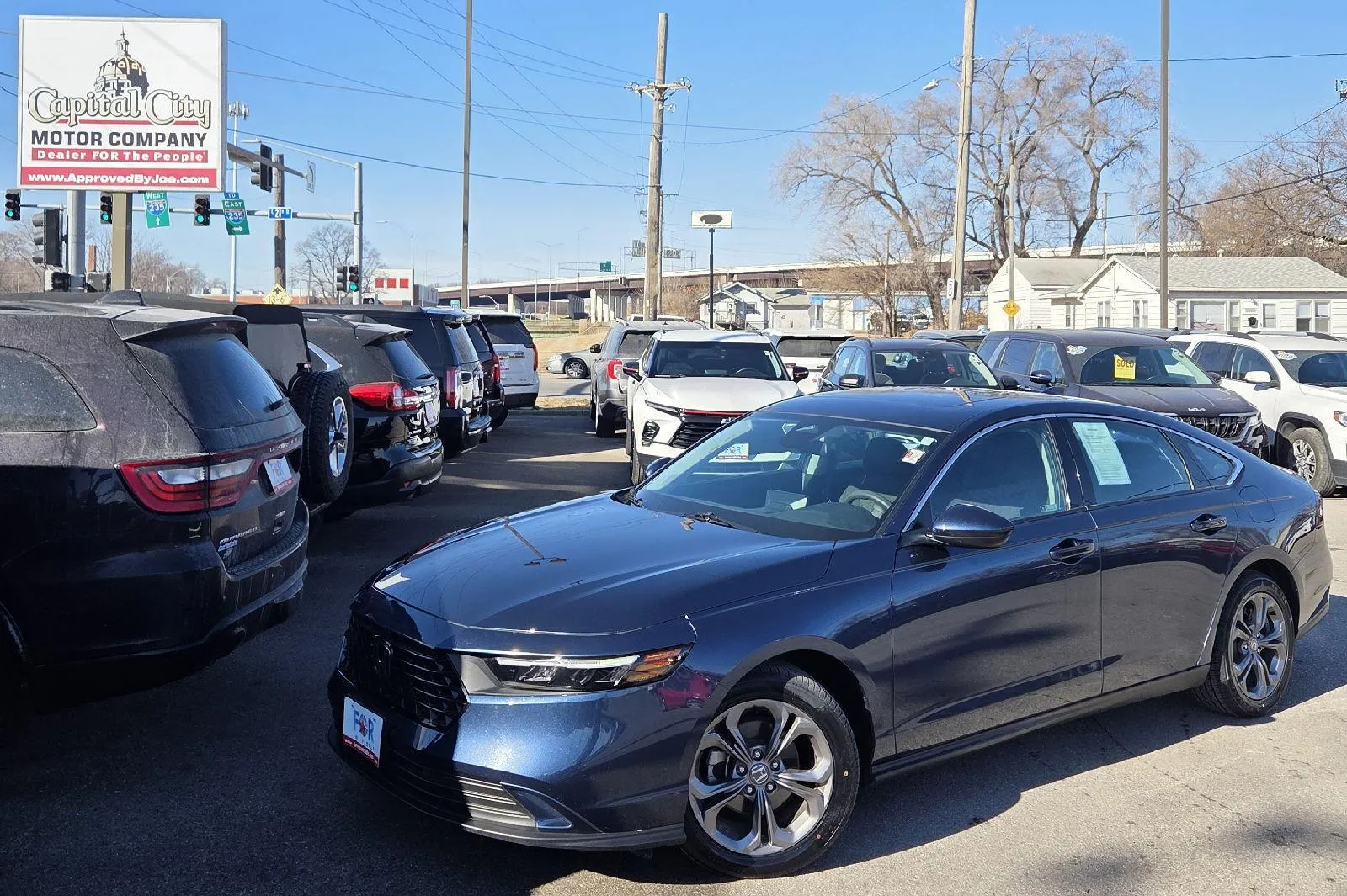 Blue 2023 HONDA ACCORD EX for sale in Des Moines, IA