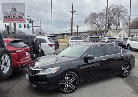 Black 2016 Honda Accord Sedan Touring for sale in Des Moines, IA
