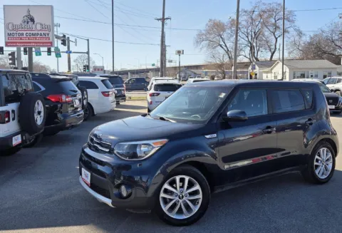 Blue 2017 Kia Soul + for sale in Des Moines, IA
