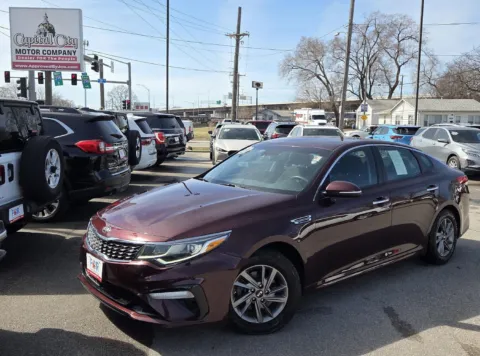 Red 2020 Kia Optima LX for sale in Des Moines, IA