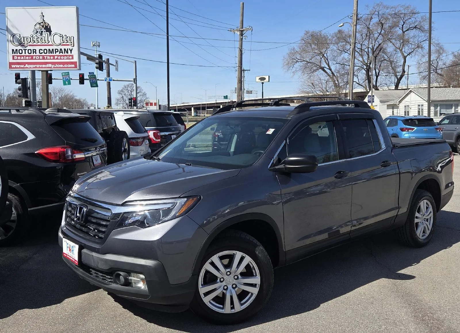 Gray 2017 HONDA RIDGELINE RT for sale in Des Moines, IA