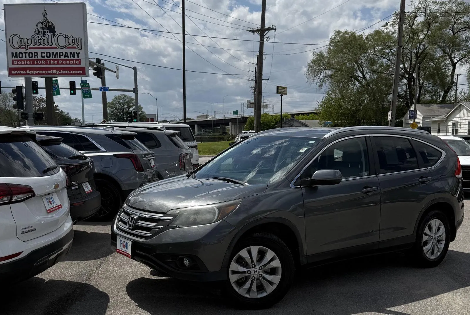 Gray 2013 Honda CR-V EX-L for sale in Des Moines, IA