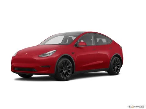 Red 2021 Tesla Model Y Long Range for sale in Des Moines, IA