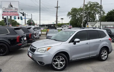 Silver 2015 Subaru Forester 2.5i Touring for sale in Des Moines, IA