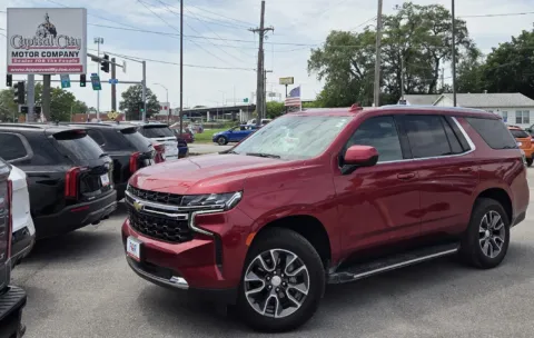 Red 2023 Chevrolet Tahoe LS for sale in Des Moines, IA