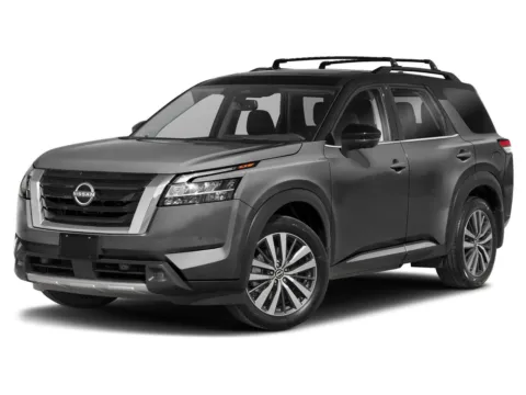 Gray 2023 Nissan Pathfinder Platinum for sale in Des Moines, IA