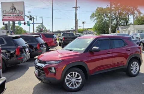 Red 2021 Chevrolet Trailblazer LS for sale in Des Moines, IA