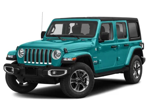 Blue 2020 Jeep Wrangler Unlimited Sahara for sale in Des Moines, IA