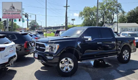 Black 2021 Ford F-150 Platinum for sale in Des Moines, IA