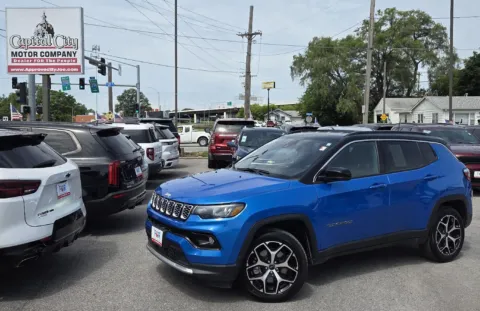 Blue 2025 Jeep Compass Limited for sale in Des Moines, IA