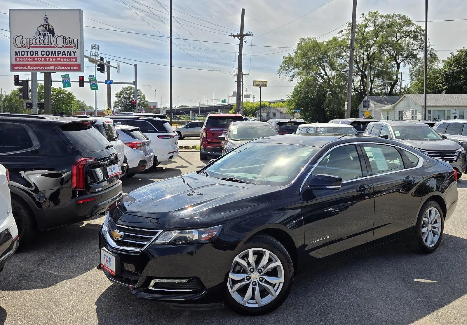 Black 2018 Chevrolet Impala LT for sale in Des Moines, IA