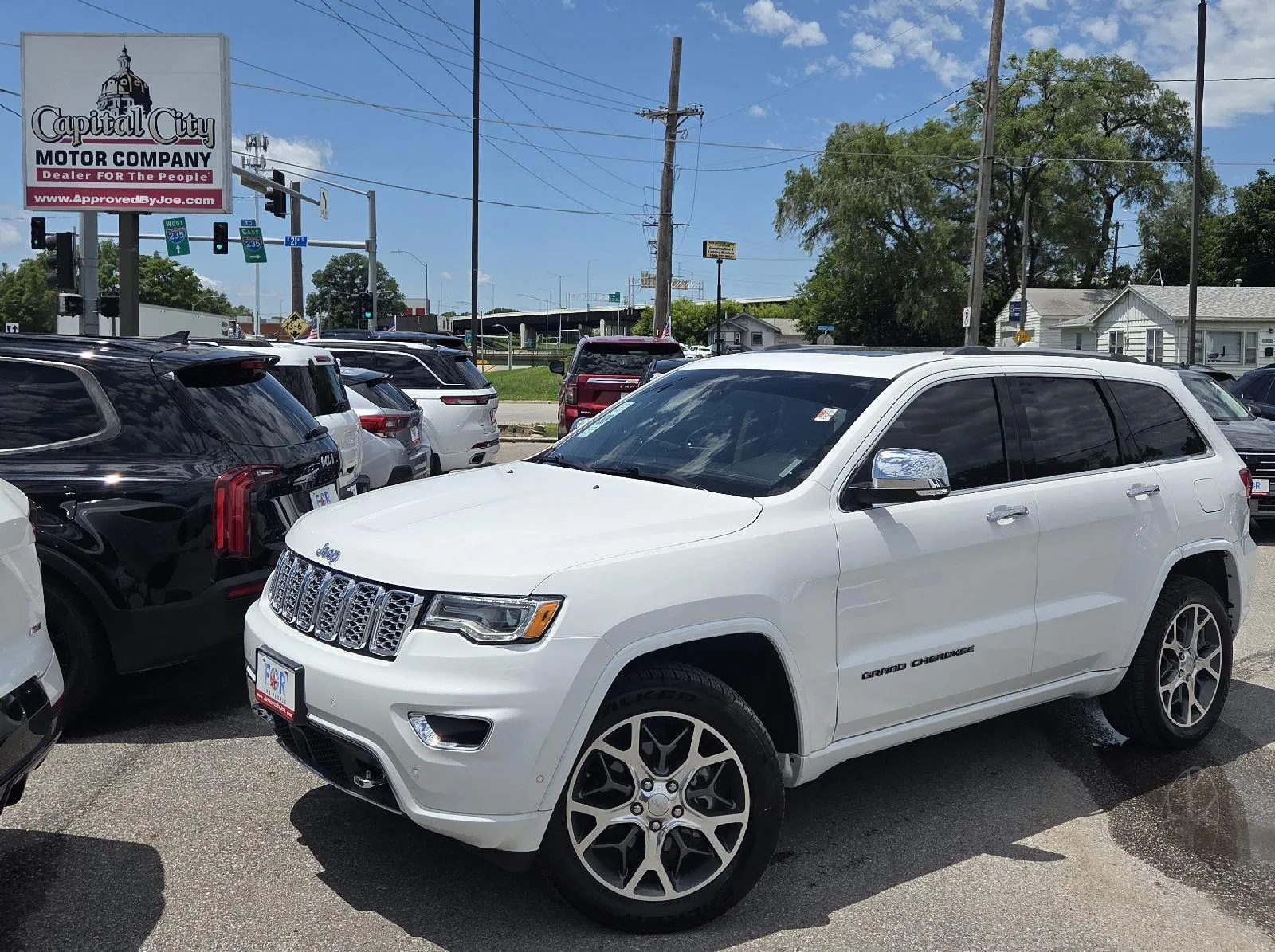 White 2020 Jeep Grand Cherokee Overland for sale in Des Moines, IA