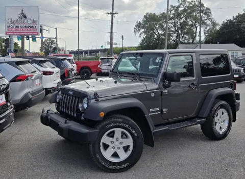 Gray 2017 Jeep Wrangler Sport for sale in Des Moines, IA