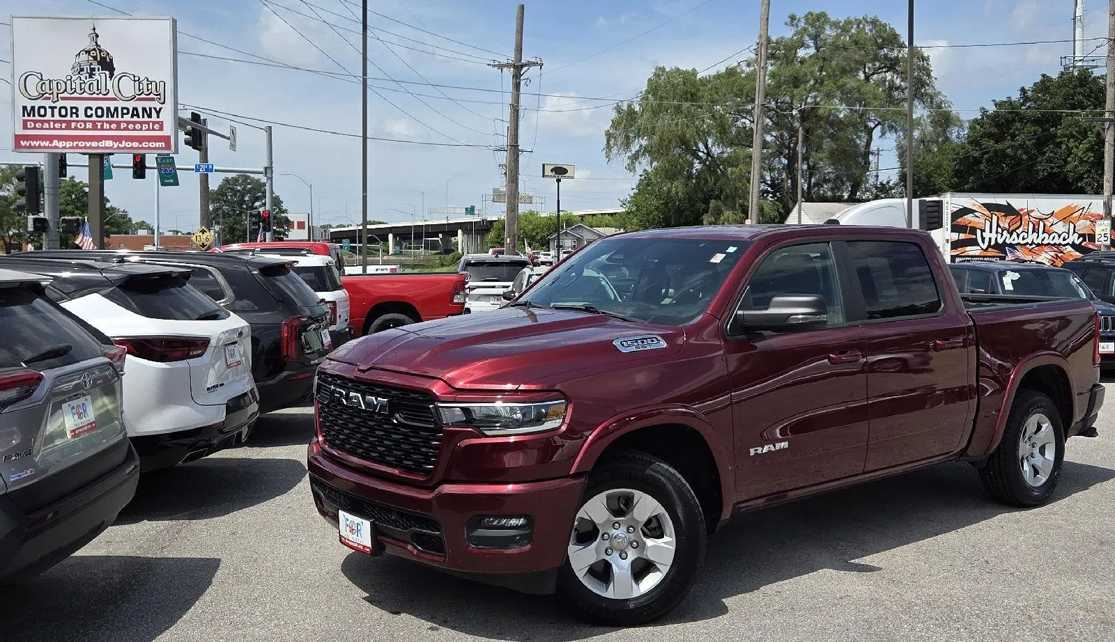 Red 2025 Ram 1500 Big Horn for sale in Des Moines, IA