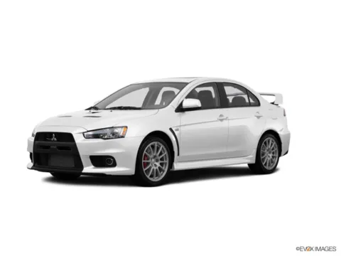 White 2014 Mitsubishi Lancer Evolution GSR for sale in Des Moines, IA