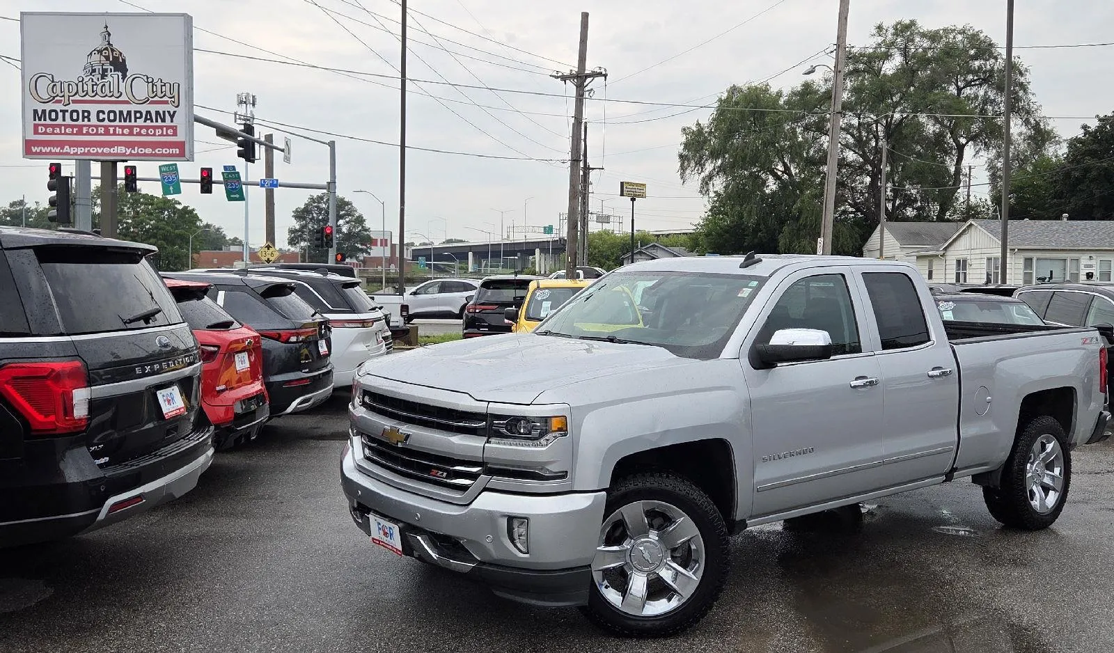 Silver 2017 Chevrolet Silverado 1500 LTZ for sale in Des Moines, IA