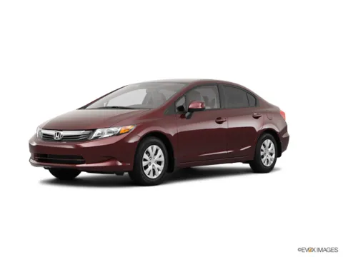 Red 2012 Honda Civic Sdn LX for sale in Des Moines, IA