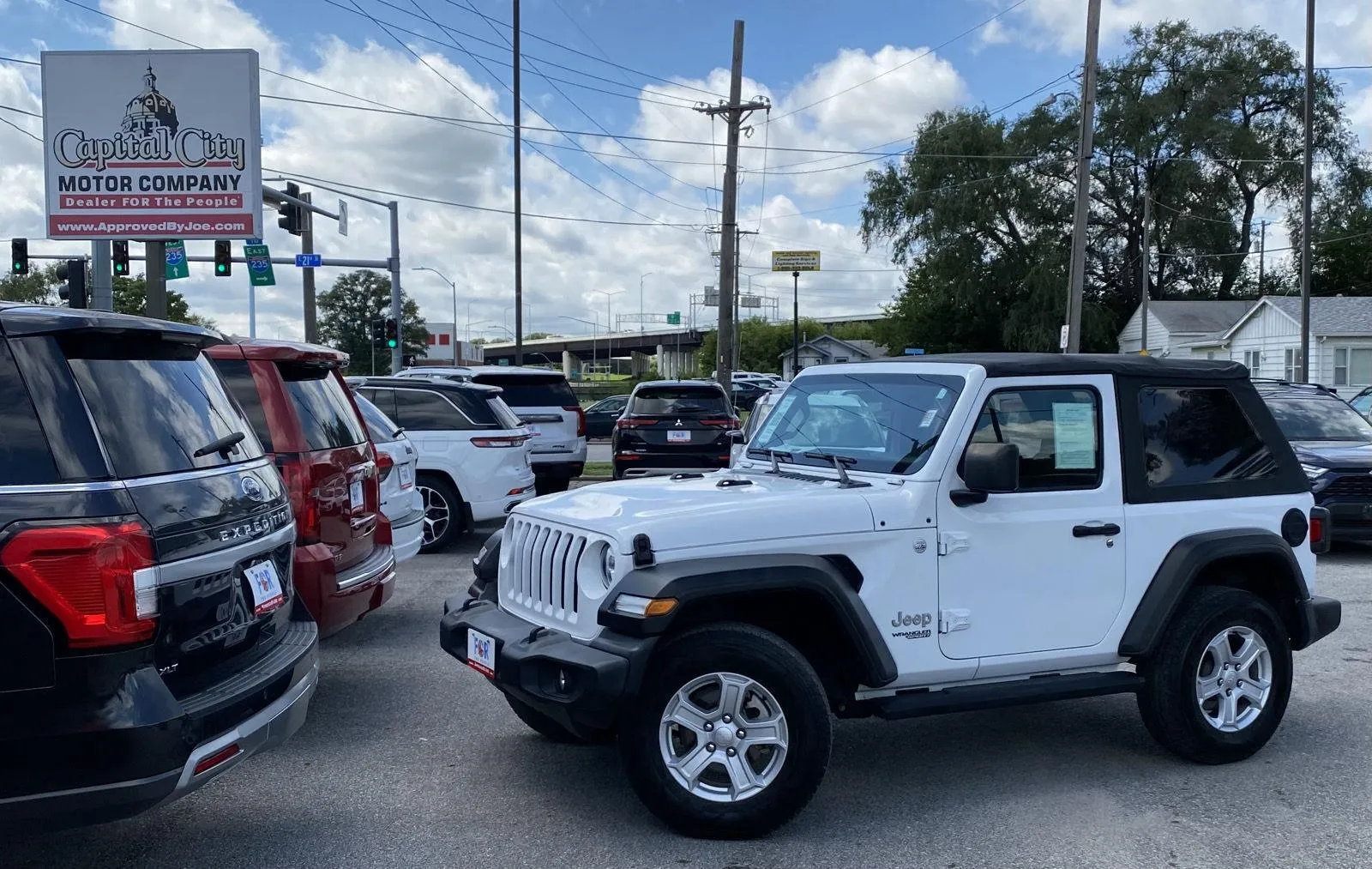 White 2021 Jeep Wrangler Sport S for sale in Des Moines, IA