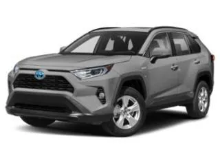 Silver 2021 Toyota RAV4 Hybrid XLE for sale in Des Moines, IA