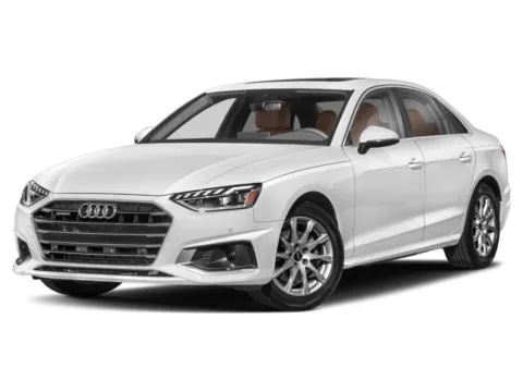 White 2024 Audi A4 Sedan S line Premium Plus for sale in Des Moines, IA