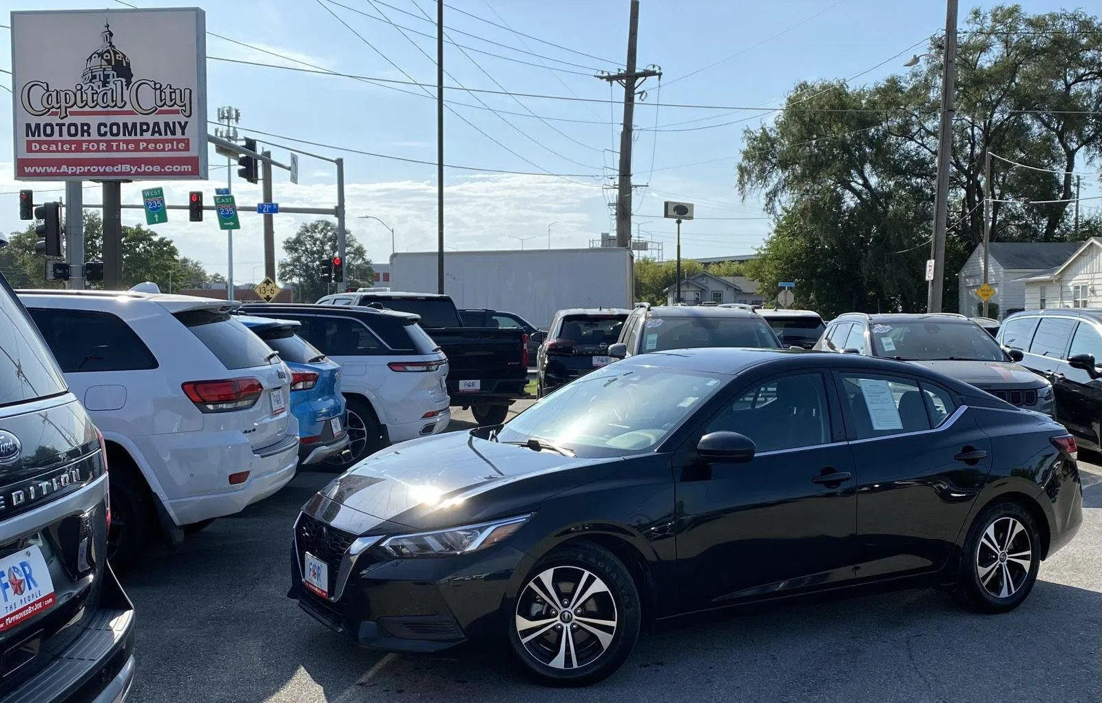 Black 2023 Nissan Sentra SV for sale in Des Moines, IA